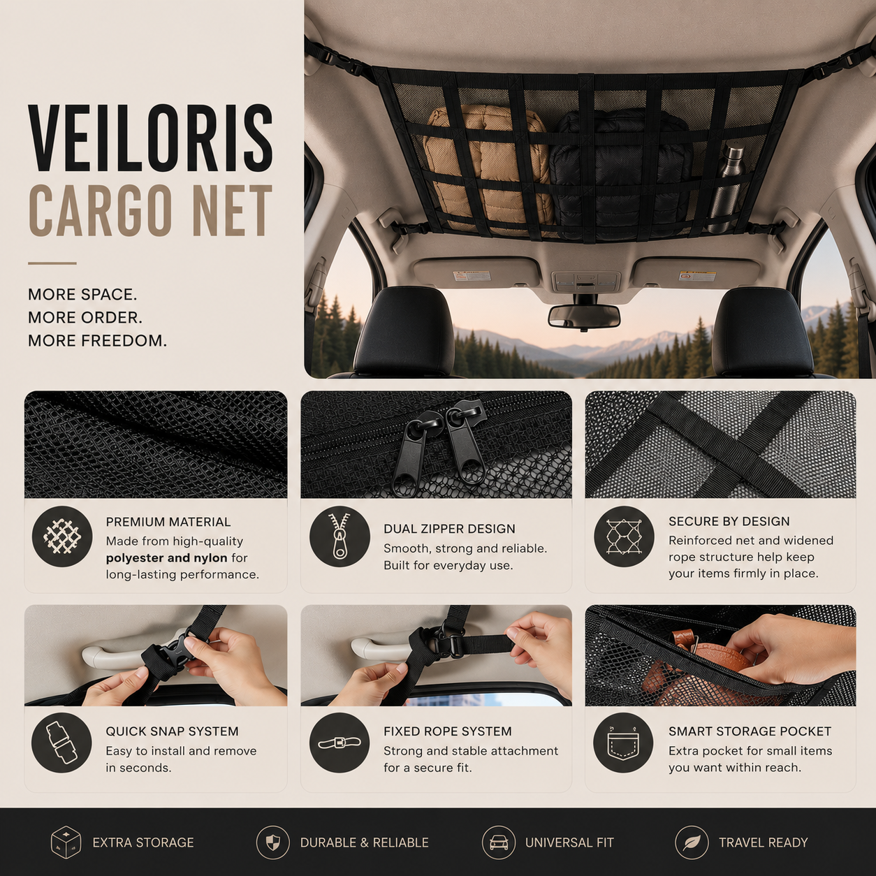 Veiloris cargo net